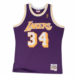 Mitchell & Ness Los Angeles Lakers #34 Shaquille O'Neal Swingman Road Jersey purple - XL