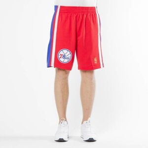 Mitchell & Ness shorts Philadelphia 76ers red/royal Swingman Shorts  - L