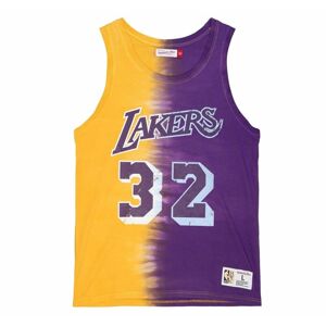 Mitchell & Ness tank top Los Angeles Lakers Tie Dye Cotton N&M Tank purple/yellow - S