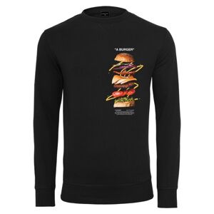 Mr. Tee A Burger Crewneck black - S