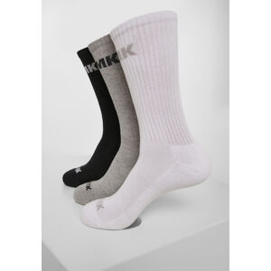Mr. Tee AMK Socks 3-Pack black/grey/white - 35–38