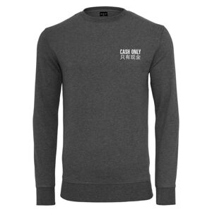 Mr. Tee Cash Only Crewneck charcoal - M