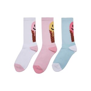 Mr. Tee Fancy Icecream Socks 3-Pack white/multicolor - 35–38