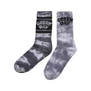 Mr. Tee Green Day Tie Die Socks 2-Pack black/white - 43–46