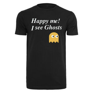 Mr. Tee Happy Me I See Ghosts  Tee black - L