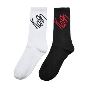Mr. Tee Korn Socks 2-Pack black/white - 47–50