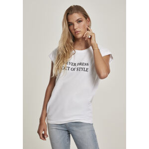 Mr. Tee Ladies Never Out Of Style Tee white - XS