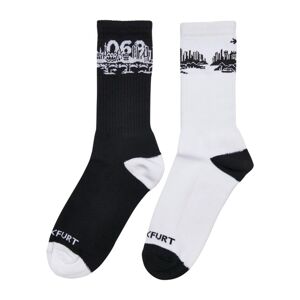 Mr. Tee Major City 069 Socks 2-Pack black/white - 43–46