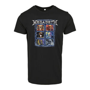 Mr. Tee Megadeth Heads Grid Tee black - XXL