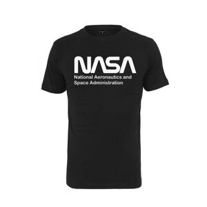 Mr. Tee NASA Wormlogo Tee black - S