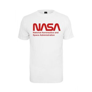 Mr. Tee NASA Wormlogo Tee white - XXL