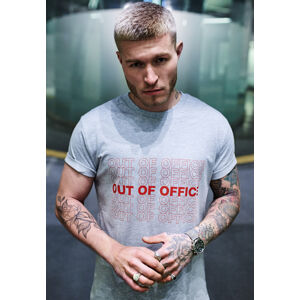 Mr. Tee Out Of Office Tee heather grey - S