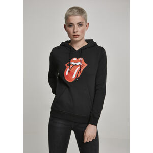 Mr. Tee Rolling Stones Tongue Ladies Hoody black - L