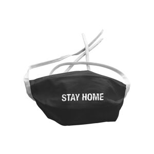 Mr. Tee Stay Home Face Mask black - UNI