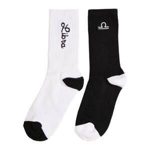 Mr. Tee Zodiac Socks 2-Pack black/white libra - 43–46