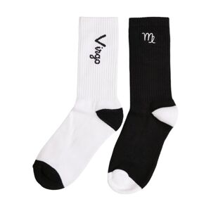 Mr. Tee Zodiac Socks 2-Pack black/white virgo - 43–46