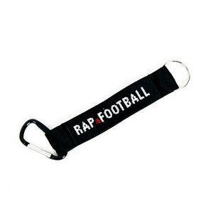 Prívesok na kľúče Rap Football Basic Logo Keychain Black - UNI