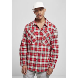Southpole Spouthpole Checked Woven Shirt SP red - M
