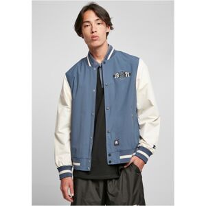 Starter Nylon College Jacket vintageblue/palewhite - XXL