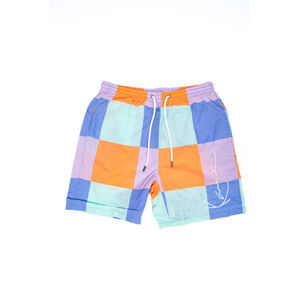 Szorts Karl Kani Signature Resort Shorts blue/mint/lilac - L