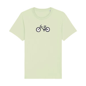Tričko Pískacie bicykel svetlo zelené