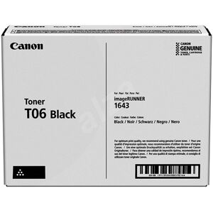 Canon originál toner T06, black, 20500str., 3526C002, Canon imageRUNNER 1643i, 1643iF, O, čierna