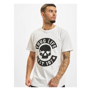 Thug Life B.Skull T-Shir white - XL
