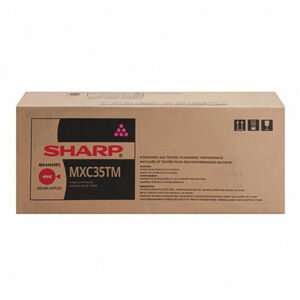 Sharp originál toner MX-C35TM, magenta, 6000str., Sharp MX-C357F, MX-C407P, O, purpurová