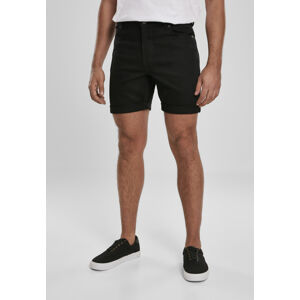Urban Classics 5 Pockets Slim Fit Denim Shorts black raw - M