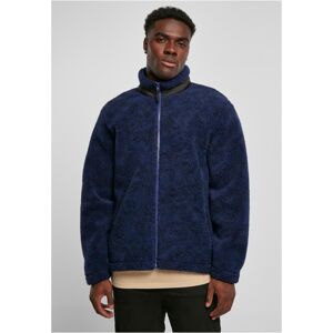 Urban Classics AOP Sherpa Jacket darkbluedamast - XL