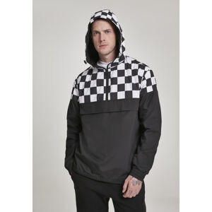 Urban Classics Check Pull Over Jacket blk/chess - L