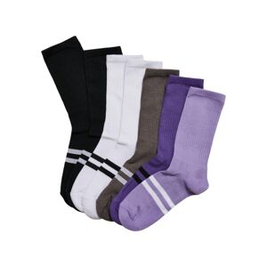 Urban Classics Double Stripes Socks 7-Pack multicolor - 43–46