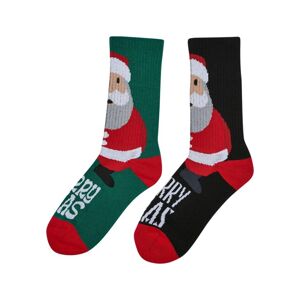 Urban Classics Fancy Santa Socks 2-Pack multicolor - 43–46