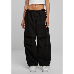 Urban Classics Ladies Cotton Parachute Pants black - S
