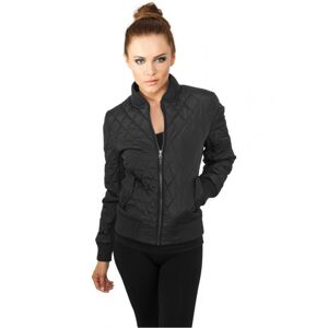Urban Classics Ladies Diamond Quilt Nylon Jacket black - M