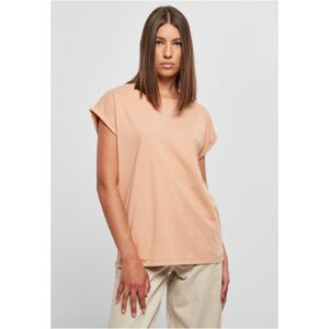 Urban Classics Ladies Extended Shoulder Tee amber - XS