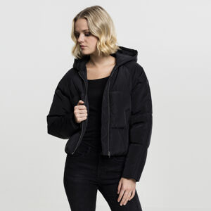 Urban Classics Ladies Hooded Oversized Puffer Jacket black - L