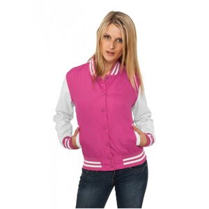 Urban Classics Ladies Light College Jacket fus/wht - S