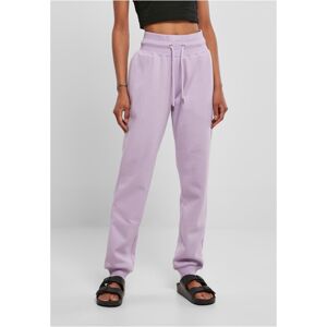 Urban Classics Ladies Organic High Waist Sweat Pants lilac - L