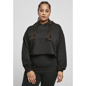 Urban Classics Ladies Oversized Cropped Hoody black - 5XL
