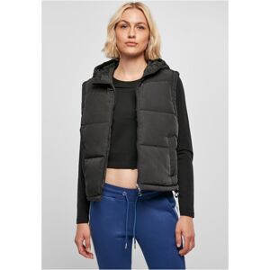 Urban Classics Ladies Recycled Twill Puffer Vest black - 3XL