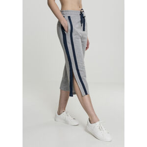 Urban Classics Ladies Taped Terry Culotte grey/navy - S