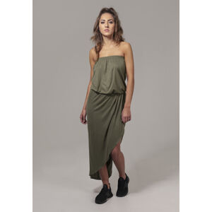 Urban Classics Ladies Viscose Bandeau Dress duskrose - XL