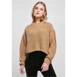 Urban Classics Ladies Wide Oversize Sweater unionbeige - 5XL