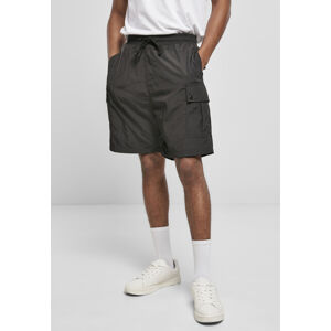 Urban Classics Nylon Cargo Shorts black - L