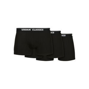 Urban Classics Organic Boxer Shorts 3-Pack black+black+black - XL