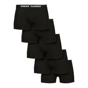 Urban Classics Organic Boxer Shorts 5-Pack blk+blk+blk+blk+blk - S