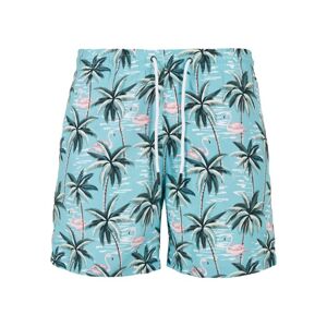 Urban Classics Pattern Swim Shorts tropical bird aop - XL