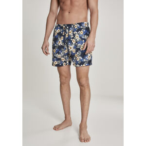 Urban Classics Pattern?Swim Shorts hibiscus - S