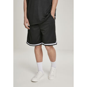 Urban Classics Premium Stripes Mesh Shorts black - L